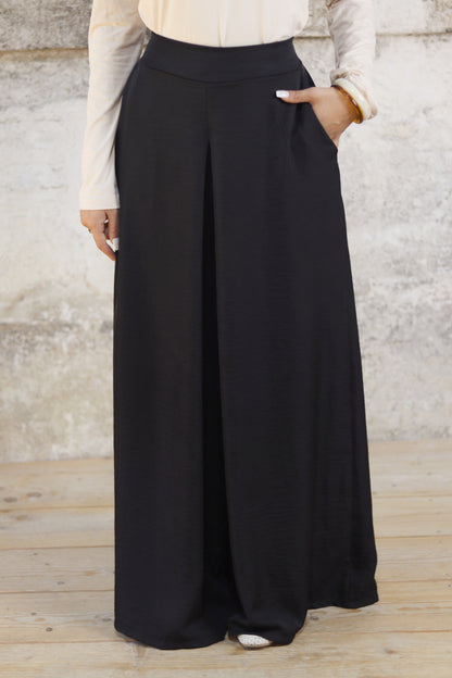 LAYAL - Pantalon palazzo 18093 minimaliste