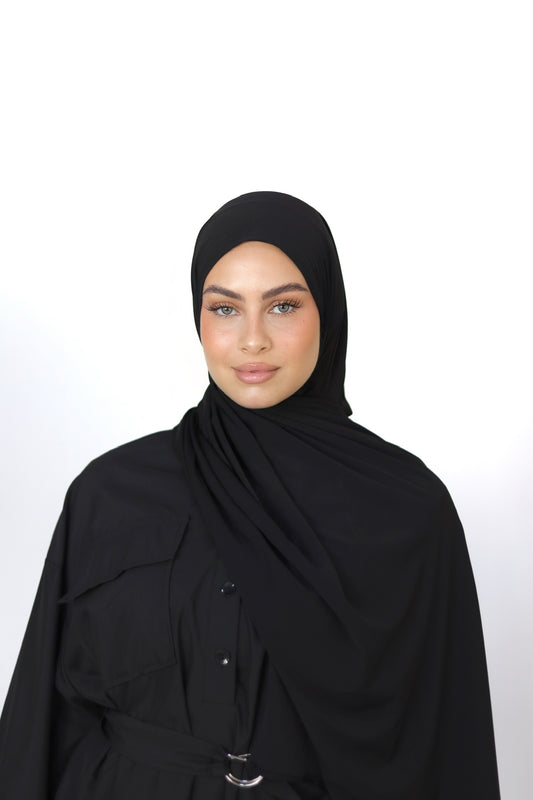 Voile Rectangle – Jersey Premium Noir